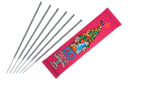  Бенгальские свечи 6 шт 170 мм в пакете  в Алагире